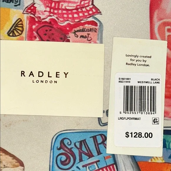 Radley London Westwell Lane Black Woven Leather Wallet NWT - Picture 5 of 6